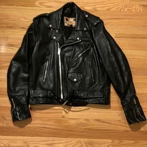 Genuine leather Motorcycle Jacket